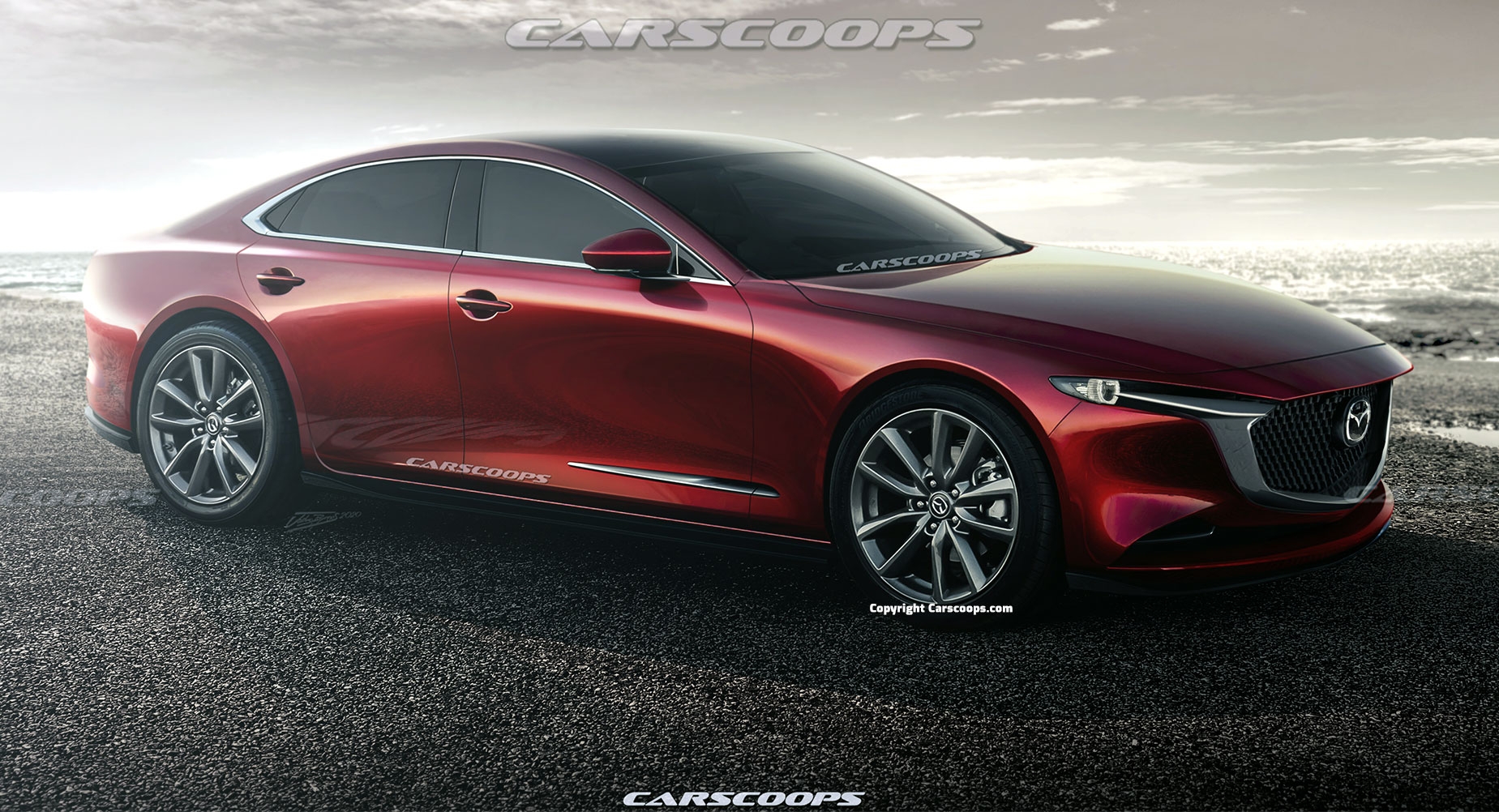 2023 Mazda 6 Illustrated Next Generation Goes BMW Hunting With RWD