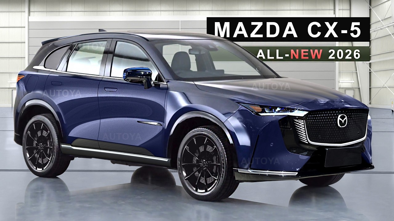 All New Digitally Redesigned 2026 Mazda CX 5 Flaunts Its PHEV Across 